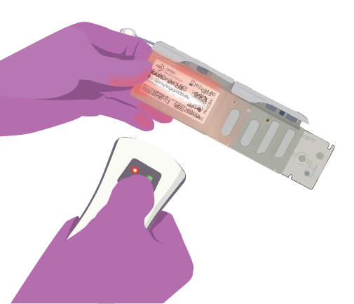 DASH™ Rapid PCR System cartridge barcode reading